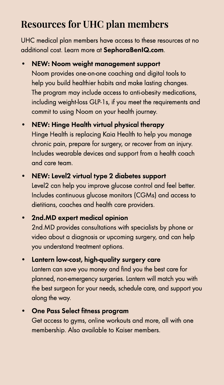 Resources for UHC plan members﻿ ﻿UHC medical plan members have access to these resources at no additional cost. Learn...